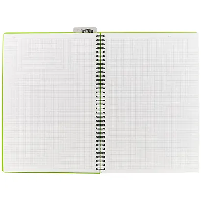 Тетрадь в клетку Stila, Neon Green, А4, 96 листов - фото 3