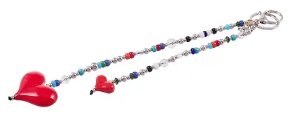 Брелок-обвес на сумку «Сердечки дутые» - фото 5