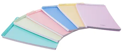 Блокнот в клетку А5 "Pastel", 80 листов, спираль, в ассортименте, Yoi - фото 4