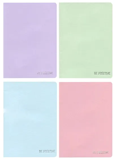 Тетрадь Be positive, 42 листа, в ассортименте - фото 1