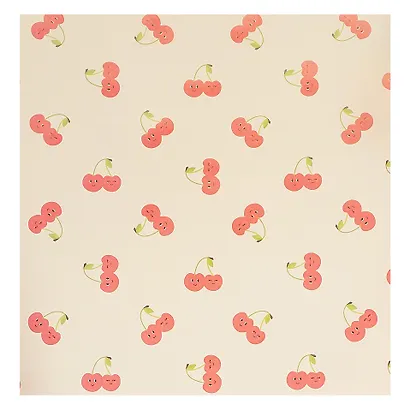 Бумага упаковочная 70*100см "Вишенки" глянц., инд.уп. - фото 3