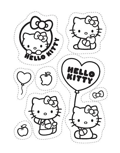 Hello Kitty: стикербук - фото 13