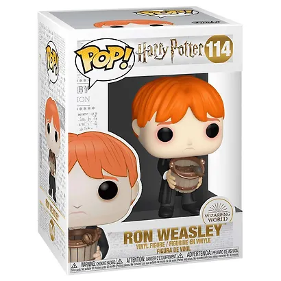 Фигурка Funko POP! Harry Potter S10 Ron Weasley Puking Slugs w/Bucket (114) 48066 (Fun2549565) - фото 3