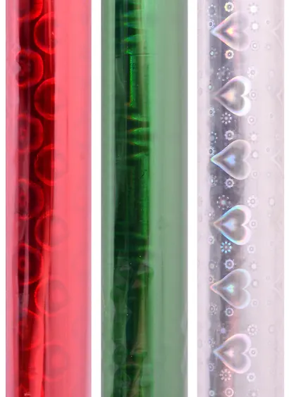 Пленка упаковочная 70*100 голографическая, цветная, в ассортименте - фото 3