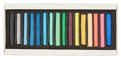 Пастель художественная 16цв "Ассорти" №14, soft, к/к, olki - фото 2