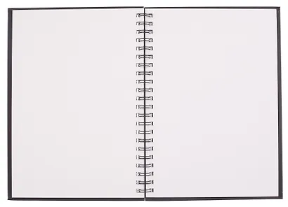 Скетчбук 210*297 30л "ART CLASSIC" черный, 200г/м2, белая бумага, гребень, тв. обложка - фото 3