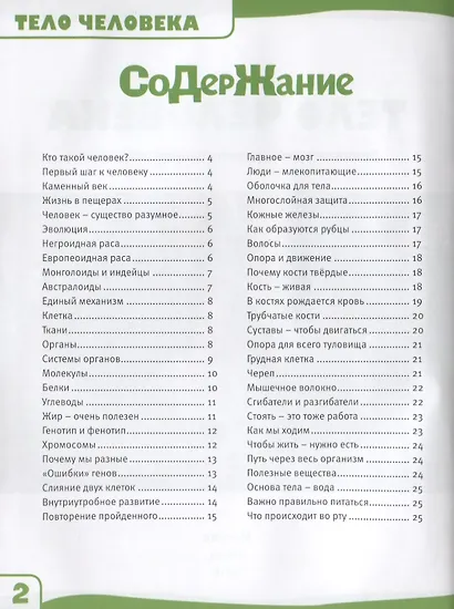 Тело человека. 100 фактов. Энциклопедия с развивающими заданиями - фото 2