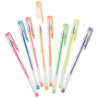 Ручки гелевые Art idea, 8 цветов 0,8 мм - фото 7