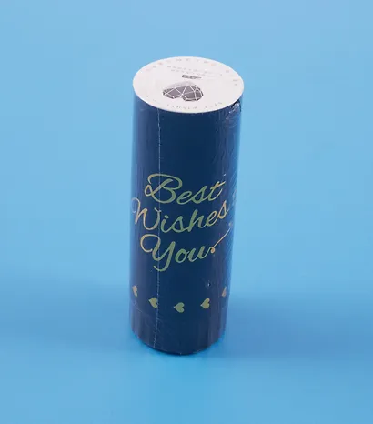 Новогодняя хлопушка с конфетти Чудеса сбываются (черная) - фото 2