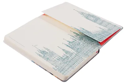 Книга для записей в линейку "I Am London Large", слоновая кость, А5, 120 листов, Moleskine - фото 8