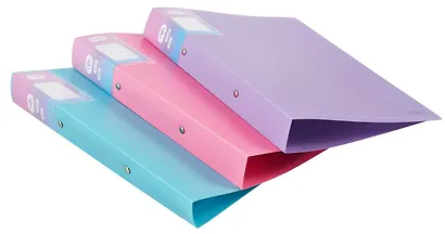 Папка 2 кольца А4 40 мм "Pastel" пластик 0,7 мм, Yoi - фото 5