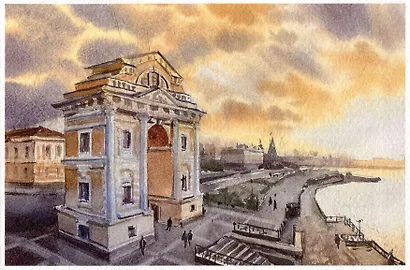 Открытка "Иркутск. Триумфальная арка" - фото 1