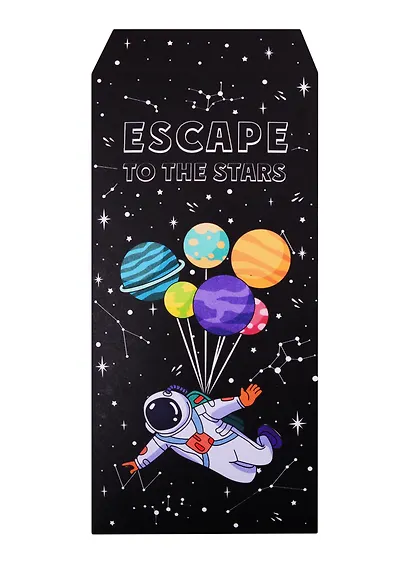 Конверт для денег "Космонавт на шариках", 5 шт/упак - фото 1