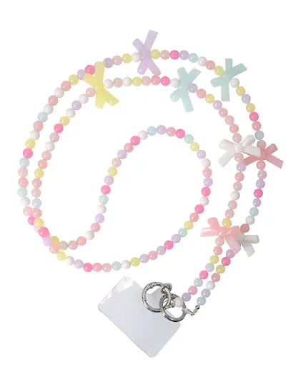 Шнурок-подвеска для телефона с бусинами кросс-боди «Бантики» - фото 2