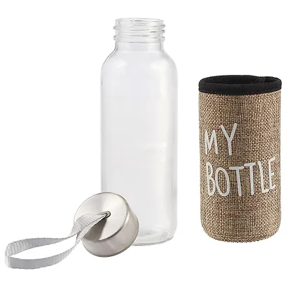Бутылка в чехле джут My bottle/Май ботл (стекло) (300мл) - фото 2