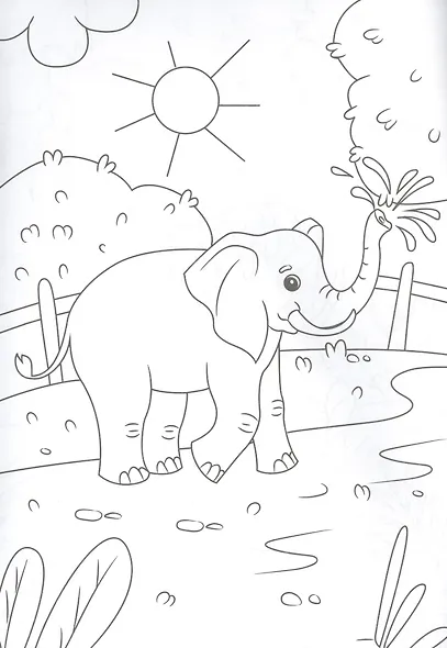 РАСКРАСКА А4 эконом. КТО ЖИВЕТ В ЗООПАРКЕ? - фото 5