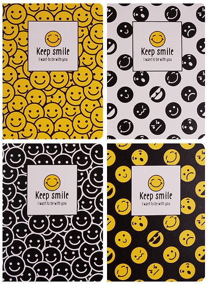 Записная книжка «Keep smile» А6, 24 листа в клетку, сшивка, Languo, в ассортименте - фото 6