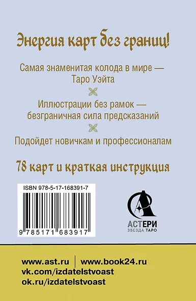 Безрамочное Таро Уэйта Мини. Карты для точных предсказаний - фото 2