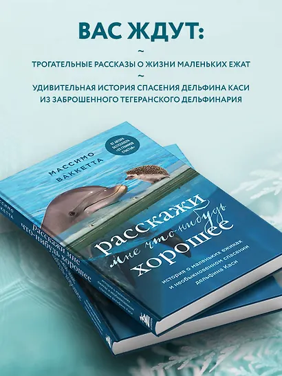 Расскажи мне что-нибудь хорошее. История о маленьких ежиках и необыкновенном спасении дельфина Каси - фото 6