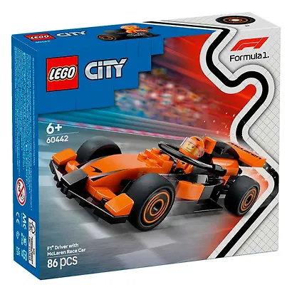 LEGO City: Пилот F1 на болиде McLaren, 86 деталей (60442) - фото 3