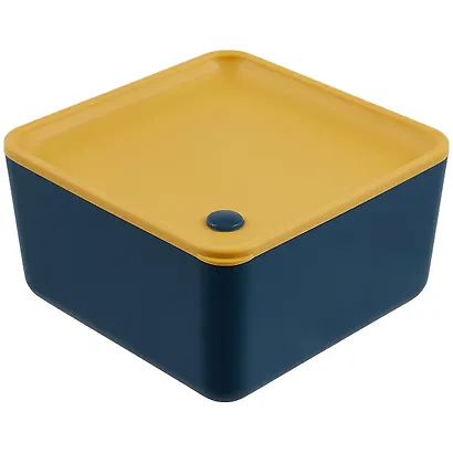 Ланч-бокс 600 мл (пластик) (12,5х12,5х7) - фото 1