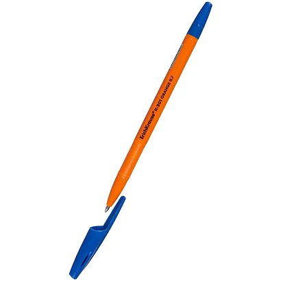 Ручка шариковая Erich Krause, R-301 Orange Stick, синяя 0,7 мм - фото 2