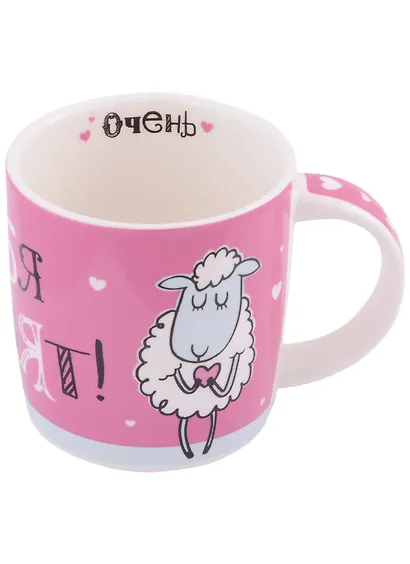 Сувенир, Арт-дизайн, Кружка "Юмор", h=9, d=9 см, керамика, в ассортименте - фото 1