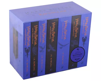 Harry Potter Ravenclaw House Editions Paperback Box Set (комплект из 7 книг) - фото 1