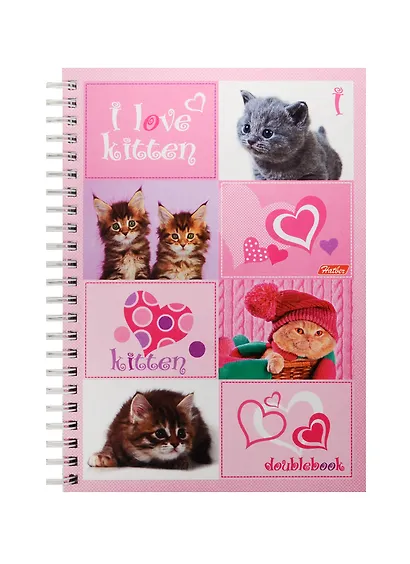 Тетрадь в клетку Hatber, "Котята-Щенки", 80 листов, в ассортименте - фото 1