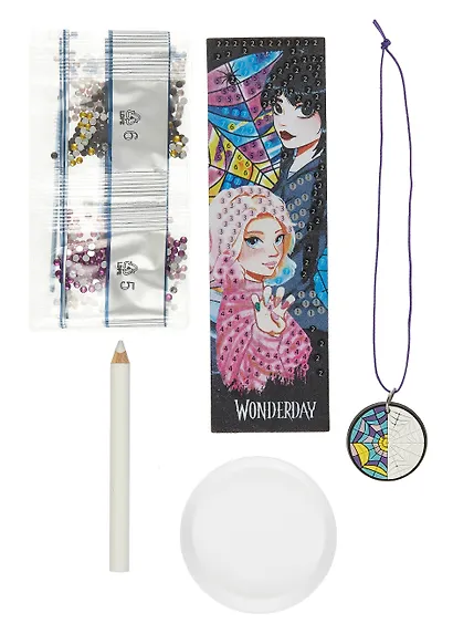 Wonderday. Алмазная закладка c подвеской паутины (4,5х15 см) - фото 3