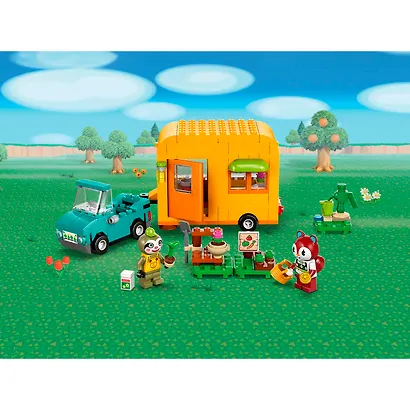 LEGO Animal Crossing: Фургон и магазин в саду Лейфа, 263 детали (77054) - фото 10