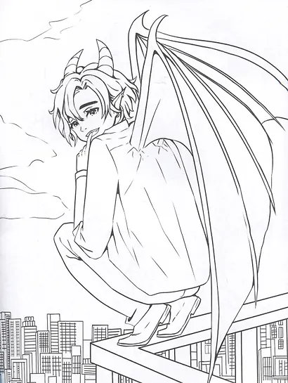 Мир фэнтези. Аниме-раскраска - фото 3