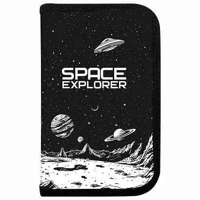 Пенал 1 отделение "Space invader" 19*11 см - фото 2