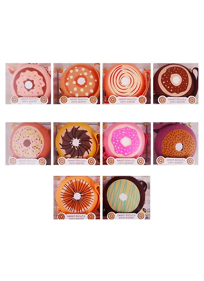 Монетница-Кошелек Пончик (9см) (силикон) (ПВХ бокс) - фото 2