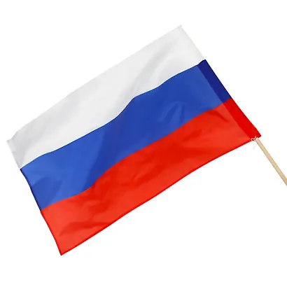 Флаг России большой 90*135см, подвес - фото 6