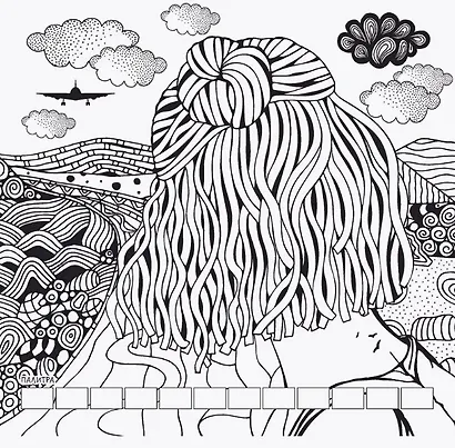 Relax. Раскраска для маркеров, карандашей и гелевых ручек. 32 антистресс-проекта - фото 2