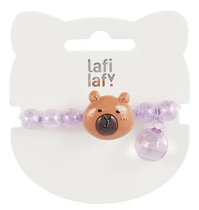 Резиночка Капибара мордочка перламутровая (пластик) (12-03916-B91) (Lafilaf) - фото 8