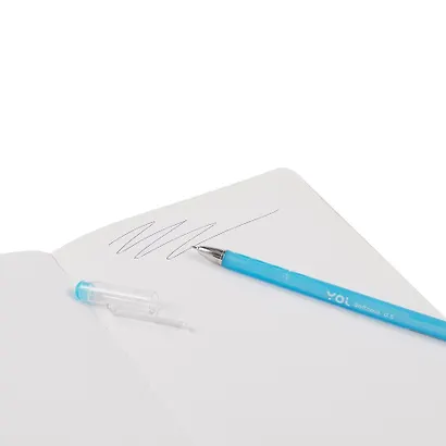 Ручки шариковые синие 12 штук "Softness" 0,5 мм, Yoi - фото 4