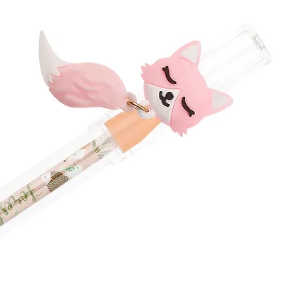 Ручка гелевая пиши-стирай синяя "Lovely animals" в ассортименте, Meshu - фото 5