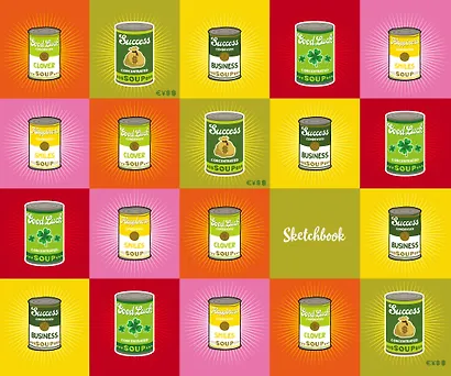 Скетчбук «Энди Уорхол», 48 листов - фото 1