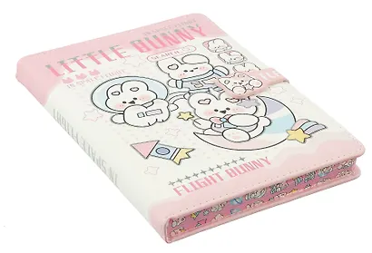 Книга для записей А5 "Little Bunny" с магнитной застежкой, ассорти - фото 4