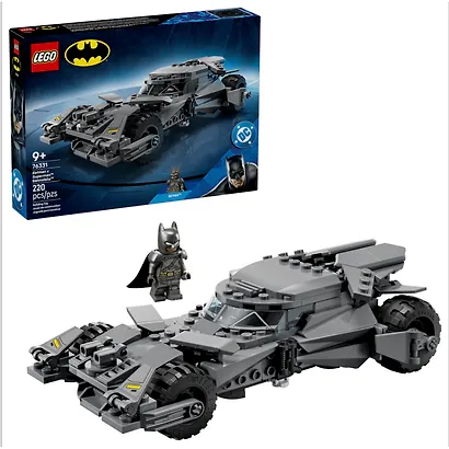 76331 Конструктор детский LEGO DC Бэтмобиль - Бэтмен против Супермена, 220 деталей, возраст 9+ - фото 1