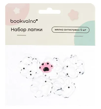 Набор лапки антистресс 5 штук, в ассортименте, Bookvalno - фото 7