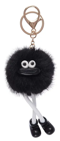Брелок-помпон «Мордочка с ножками», искусственный мех, 10 см, Bookvalno - фото 9