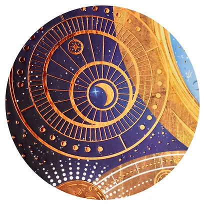 Ежедневник недат. астрологический А5 144л "ЗНАКИ СУДЬБЫ" тв.переплет, мат.ламинация, тисн.фольгой - фото 10