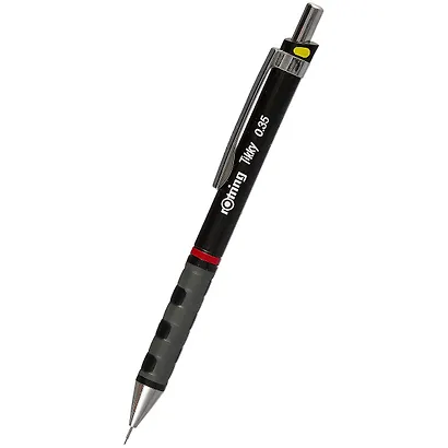 Карандаш механический 0.35мм "Rotring Tikky II" черный, Rotring - фото 1