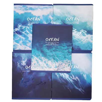 Тетрадь общая «Ocean», 48 листов в клетку, А5, в ассортименте - Listoff - фото 8
