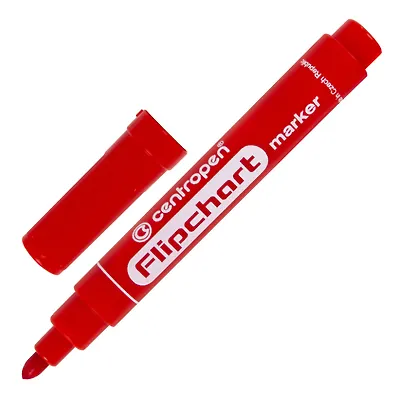 Маркеры для досок «Flipchart» 4 цвета 2,5 мм, круглые, Centropen - фото 3