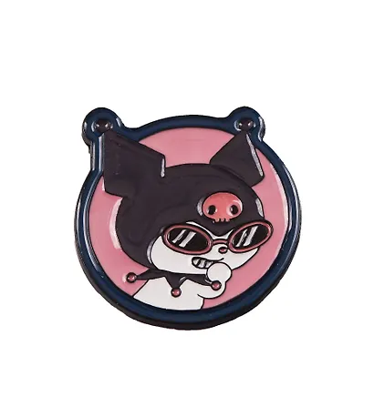Значок Sanrio Мордочка в круге (металл) - фото 3