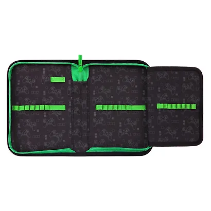 Пенал 1отд. "Pixel gamepad" с наполнением, 21*14см, 1 отк. планка, 24 предмета - фото 4